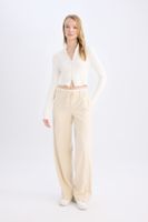 DEFACTO Darted Trousers Wide Leg Normal Waist Wide Pocket Wide Leg