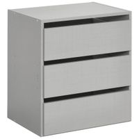 MID.YOU VNITŘNÍ ZÁSUVKY, šedá, 52/57/40 cm