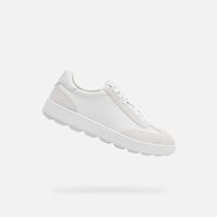 White men's sneakers Geox Spherica Ecub-1 - Men's