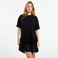 AllSaints Feyre Relaxed Fit Mini Dress Black M