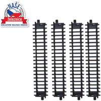 Rappa Naše železnice koleje 4 ks rovné k vlaku RegioJet nebo České dráhy