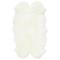 Linea Natura OVČÍ KOŽEŠINA, 110/180 cm, bílá