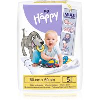 Bella Baby Happy SIze L одноразові гігієнічні пелюшки 60x60cm 5 кс