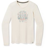 Smartwool FLORAL TUNDRA GRAPHIC W Дамска тениска, бежово, размер