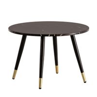 MID.YOU KONFERENČNÝ STOLÍK, čierna, kompozitné drevo, 60/60/41 cm