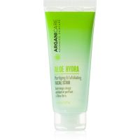 Arganicare Aloe Hydra Facial Scrub vlažilni piling za obraz 100 ml