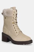 Tommy Hilfiger Semišové topánky Tommy Hilfiger TH SHEARLING LACE UP BOOT
