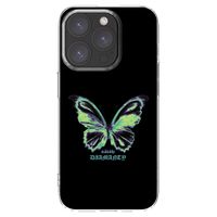 Silikónový prehľadný obal pre Apple iPhone 15 Pro - Diamanty Blue