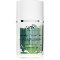 Apis Natural Cosmetics Cannabis Home Care лек хидратиращ крем за суха до чувствителна кожа 50 мл.