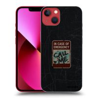 Silikónový prehľadný obal pre Apple iPhone 13 - EMERGENCY
