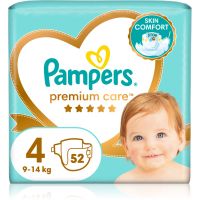 Pampers Premium Care Size 4 одноразові підгузки 9-14 kg 52 кс