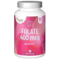 Essentials Folsäure 400 mcg hochdosiert – vegan, 60 Kapseln