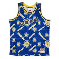 Mitchell & Ness Golden State Warriors Swingman Jersey - Pánske - Dres Mitchell & Ness - Modré - MSPOBW19081-GSWPTNY - Veľkosť: M