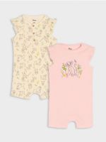 Sinsay - Rampersy 2 pack The Lion King - kremowy