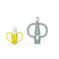 Matchstick Monkey Banana Soother & Monkey Teether darilni set za otroke