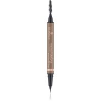 essence Microblading kredka do brwi z pędzelkiem odcień 03 Neutral Brown 0.6 ml