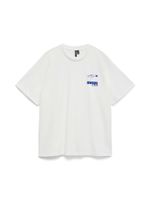 VERO MODA Majica 'VMLILJE CATY'  tamno plava / bijela