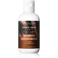 Revolution Haircare Toner Shot Brunette Coffee Liquer hranilna maska 3v1 odtenek Brunette Coffee Liquer 100 ml