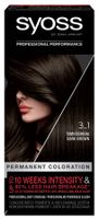 Syoss боя за коса - Permanent Coloration - 3_1 Dark Brown