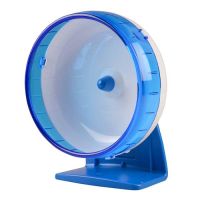 DUVO+ Tichý plastový kolotoč pre drobné hlodavce modrý priemer 12cm