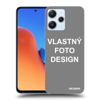 Silikónový čierny obal pre Xiaomi Redmi 12 4G - Vlastný fotka/motiv