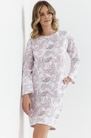 Teplá noční košile CANA CAN-429 - bavlna Starorůžová 2XL