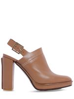 90mm Clos Leather Clogs