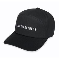 HORSEFEATHERS Kšiltovka Pook - black BLACK