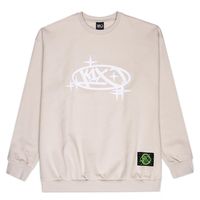 K1X Stars Logo Crewneck - Pánske - Mikina Karl Kani - Sivé - 60200010 - Veľkosť: M