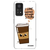 Silikónový prehľadný obal pre Xiaomi Redmi Note 11 Pro 5G - Cute coffee