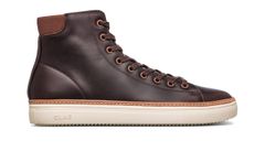 Clae Bradley High Welt Walrus Leather Bărbați - Adidași Clae - Maro - CL20CBH01-WSL-7.5 - Size: 7.5