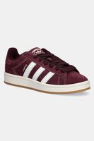 adidas Originals sneakers din piele intoarsă Campus 00s femei, culoarea bordo, JS2761