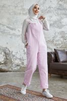 InStyle Lindy Strappy Overalls as Pink