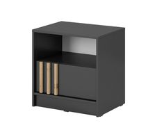 Szafka Nocna Nelly S51 Grafit / Lamela Artisan
