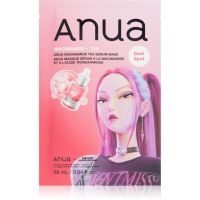 Anua K-Pop Demon Hunters Niacinamide TXA Serum Mask Izgaismojoša auduma sejas maska ar mitrinošu efektu 28 ml