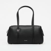 Τσάντα Calvin Klein Emblem Hw Pebble Doctor Shoulder Black Universal