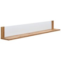 Ti'me NÁSTENNÁ POLICA, biela, farba duba, 148/20/20 cm