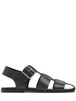10mm Whit Leather Fisherman Sandals