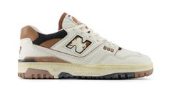 New Balance 550 - Sea Salt / Vintage Brown - Pánske - Tenisky New Balance - Biele - BB550VGC - Veľkosť: 42.5