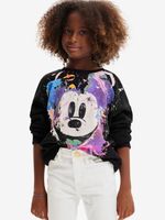 Desigual Mickey Sweatshirt Kinder Schwarz