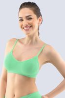 Podprsenkový top Gina 07010P - bambus Světle zelená M/L