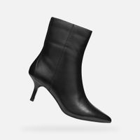 Black women's ankle boots Geox Kleopy - Women's