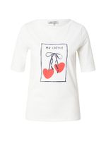MORE & MORE Majica 'Cherry Hearts'  morsko plava / crvena / bijela