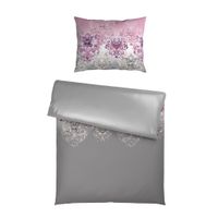 Esposa OBOJSTRANNÁ POSTEĽNÁ BIELIZEŇ, satén, sivá, 140/200 cm