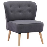 Livetastic KRESLO, textil, sivá