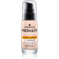 essence Fresh & Fit fond de ten lichid culoare 20 Fresh Nude 30 ml