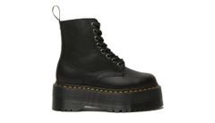 Dr. Martens 1460 Pascal Max Leather Platform Boots Dámske - Topánky Dr. Martens - Čierna - DM26925001-6 - Size: 6