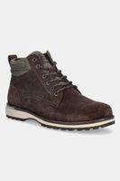 Kožená obuv Tommy Hilfiger CORPORATE W SUEDE LACE BOOT