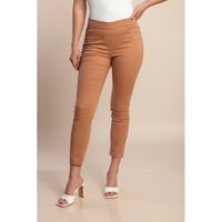 Enge Baumwollhose In Übergröße, Camel
