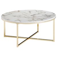 MID.YOU KONFERENČNÝ STOLÍK, biela, kompozitné drevo, 80/80/36 cm